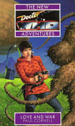 Original cover for Love and War - Bernice Summerfield's first story