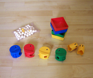 Pac-man game pieces