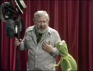Peter Ustinov and Kermit the Frog