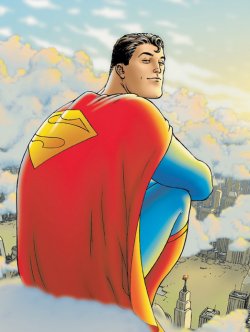 Cover to All-Star Superman #1, by Frank Quitely.