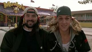 Kevin Smith (Silent Bob) and Jason Mewes (Jay), Clerks II