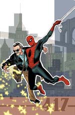 Stan Lee meets Spider-Man