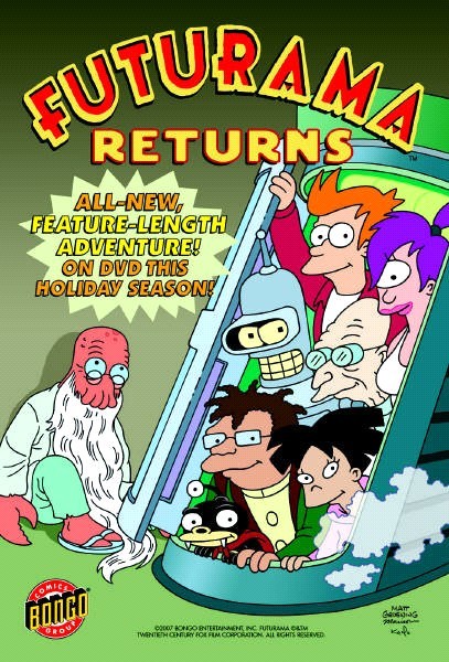 Futurama film teaser poster