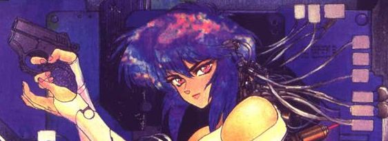 Major Kusanagi as depicted on the cover of the manga book