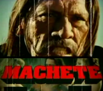 Machete and some explosions.