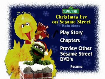 Christmas Eve on Sesame Street menu
